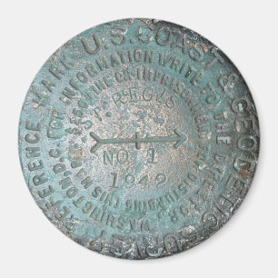 USGS Benchmark, St. Regis Mountain Geodetic Survey Magnet