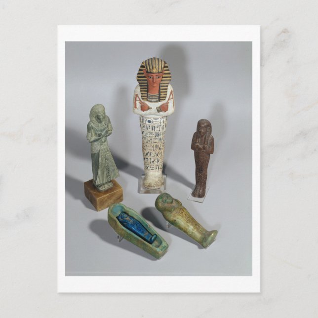 Ushabti figures postcard (Front)