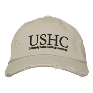 USHC Embroidered Hat, Alternative Apparel Basic Ad Hat