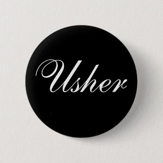 Usher 6 Cm Round Badge