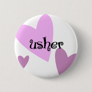 Usher 6 Cm Round Badge
