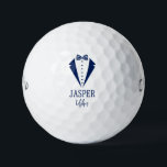 Usher Blue Tuxedo With Striped Bow Tie Golf Balls<br><div class="desc">These golf balls are a great favor for the ushers in your wedding party. They feature a fabulous tuxedo and striped bow tie in blue. With a first name in a traditional CAP font and the word usher in a coordinating script font also in blue they're perfect for the usher....</div>