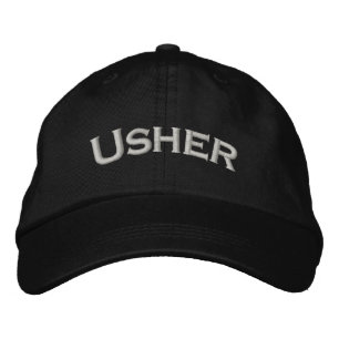 Usher Cute Wedding Embroidered Hat