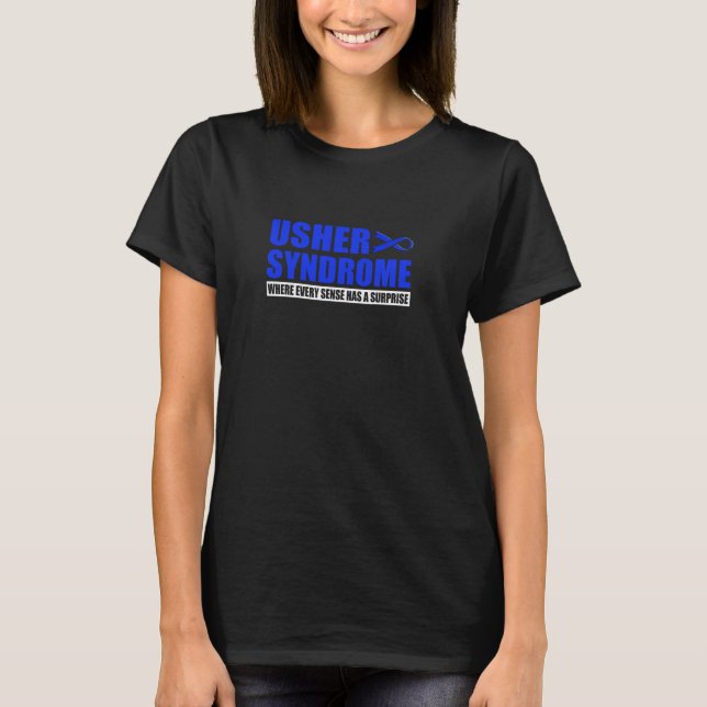 Usher Syndrome T-Shirt (Front)