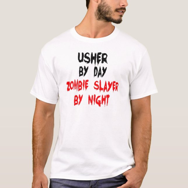 Usher Zombie Slayer T-Shirt (Front)
