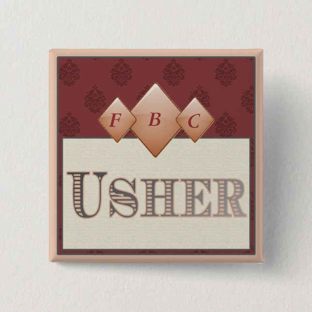 Ushers Pin (Front)