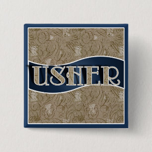Usher's Pin / Button