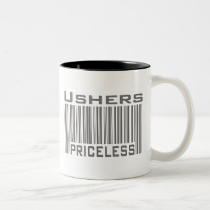 Ushers Priceless Two-Tone Coffee Mug