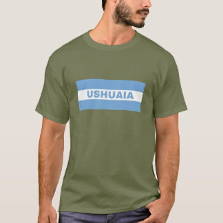 Ushuaia in Argentine Flag Colours T-Shirt