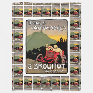 Usines d'Automobiles Fleece Blanket