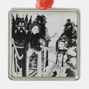 Using a bow at the gate of Yven Metal Tree Decoration