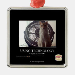 Using Technology Metal Tree Decoration