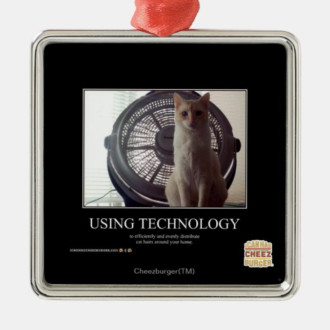 Using Technology Metal Tree Decoration (Front)