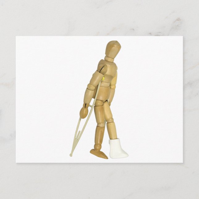 UsingCrutches031910 Postcard (Front)