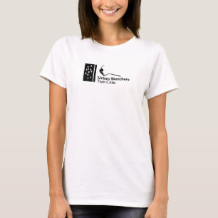USK Twin Cities Black Logo Women's Basic T-Shirt