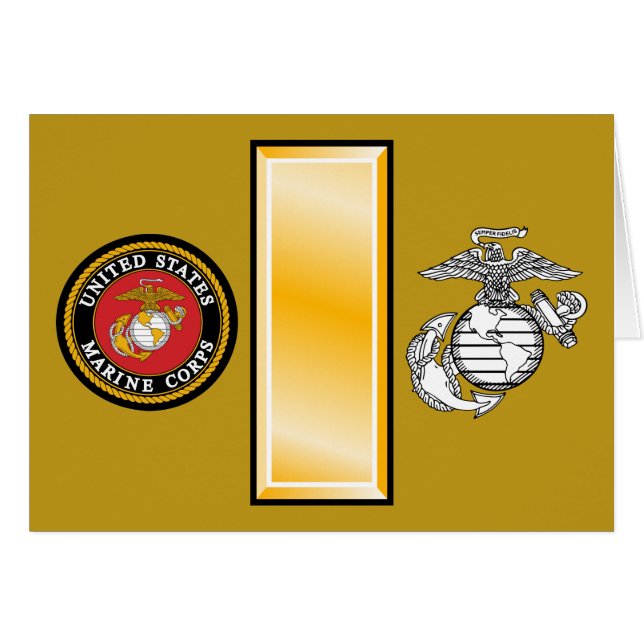 USMC 2ndLt Second Lieutenant 0-1 (Front Horizontal)