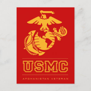 USMC Afghanistan Veteran Postcard