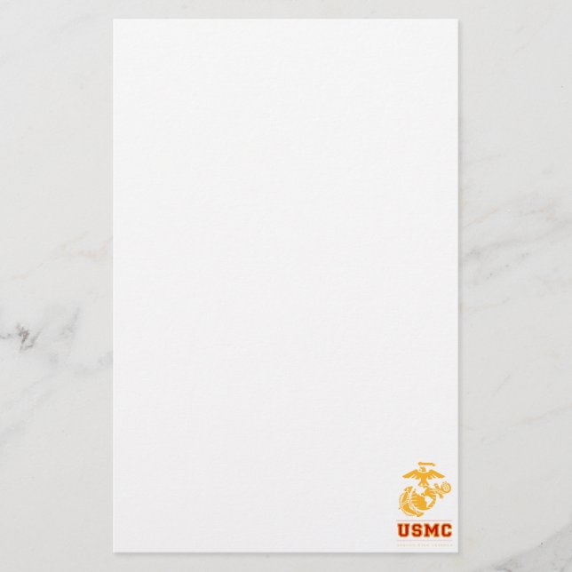 USMC Afghanistan Veteran Stationery (Front)