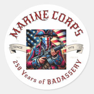 USMC Badassery Stickers