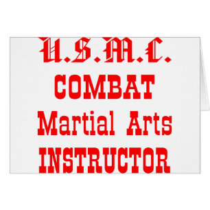 USMC Combat Martial Arts Instructor