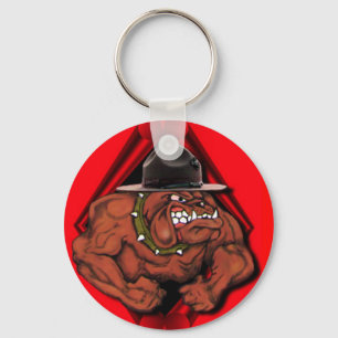 USMC Devil Dog Key Ring