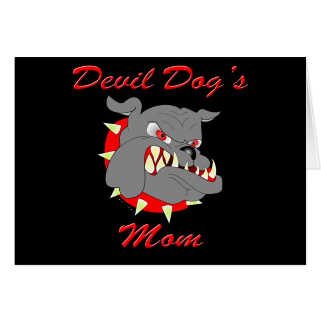 USMC Devil Dog's Mum (Front Horizontal)