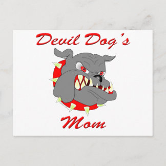 USMC Devil Dog's Mum Postcard