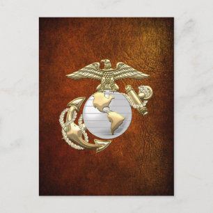 USMC Eagle, Globe & Anchor (EGA) [3D] Postcard