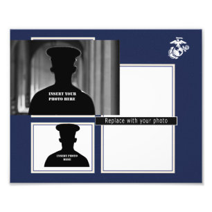 USMC EGA Photo Collage Print