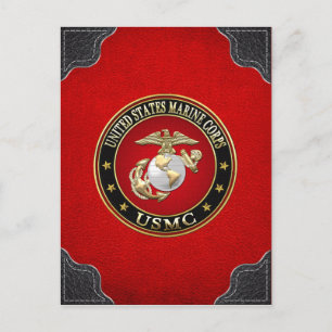 USMC EGA [Special Edition] [3D] Postcard