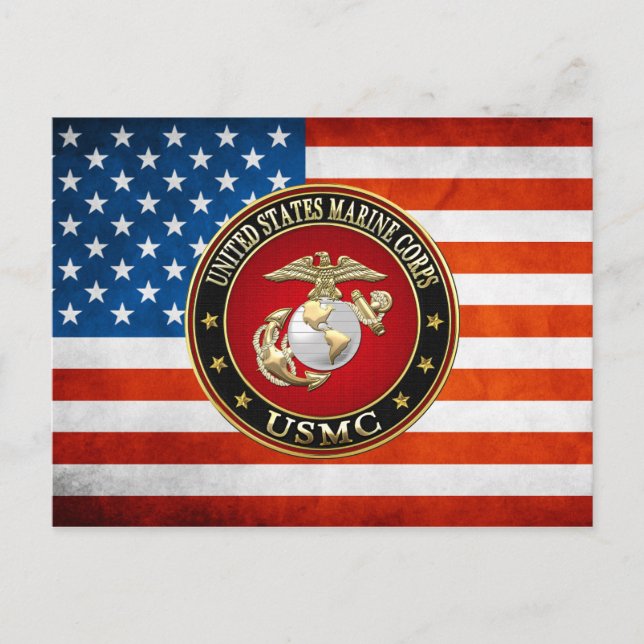 USMC EGA [Special Edition] [3D] Postcard (Front)