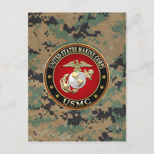 USMC EGA [Special Edition] [3D] Postcard
