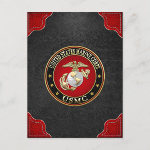 USMC EGA [Special Edition] [3D] Postcard