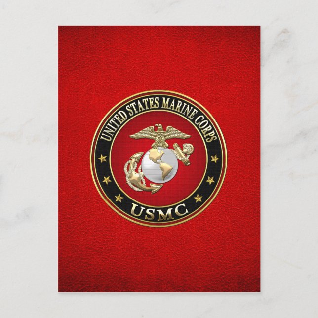 USMC EGA [Special Edition] [3D] Postcard (Front)