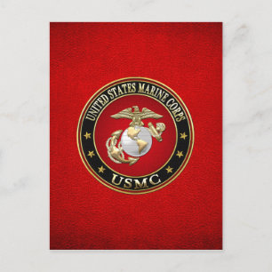USMC EGA [Special Edition] [3D] Postcard
