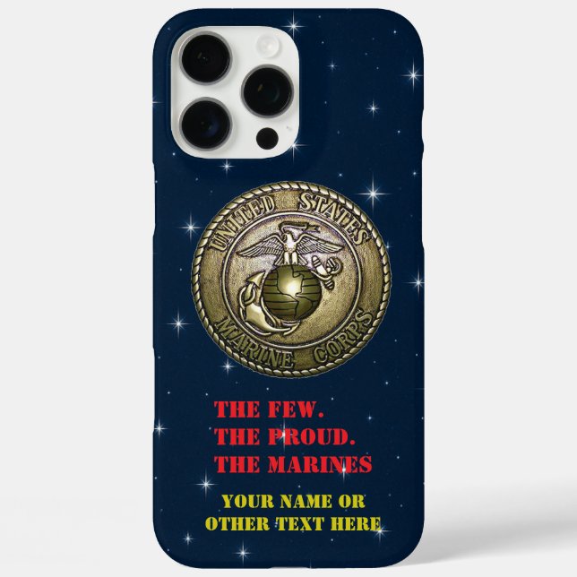 USMC EGA - The Few. The Proud. The Marines.  Case-Mate iPhone Case (Back)