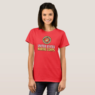 USMC Emblem, US Marine Veterans T-Shirt