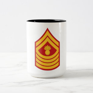 USMC First Sergeant Rank Insignia Coffee Mug
