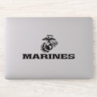 USMC Logo Stacked Black Logo