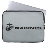 USMC Logo Stacked Black Logo
