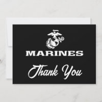 USMC Logo Stacked - White