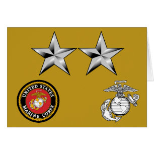 USMC MajGen Major General 0-8