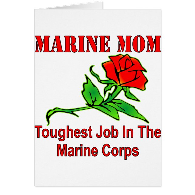 USMC Marine Mum Toughest Job In The Marine Corps (Front)