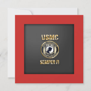 USMC POW-MIA Customisable Card