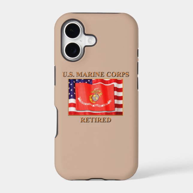 USMC Retired Barely There iPhone 5/5S Case (Back)