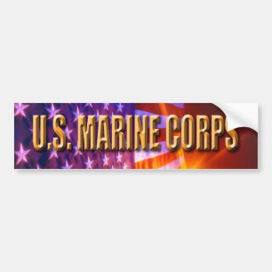 USMC Retired Bumper Sticker