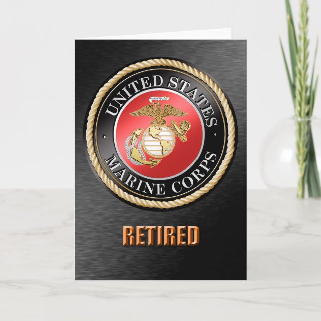 USMC Retired Card (Front)