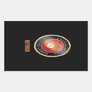 USMC Retired Sticker