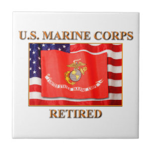USMC Retired Tile