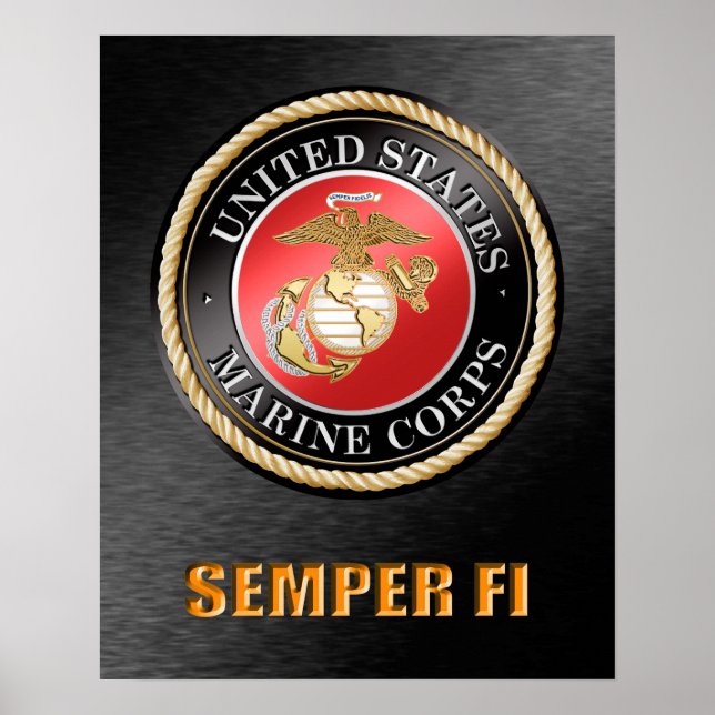 USMC Semper Fi Poster (Front)